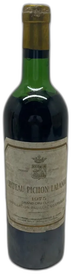 image du vin Château Pichon Longueville Comtesse de Lalande Tlb 1975