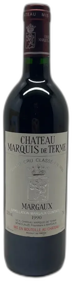 photo du vin Château Marquis de Terme Collection 1990
