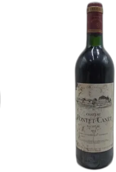 photo du vin Château Pontet-Canet Etla 1991