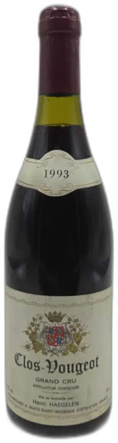 photo du vin Clos de Vougeot Henri Haegelen 1993