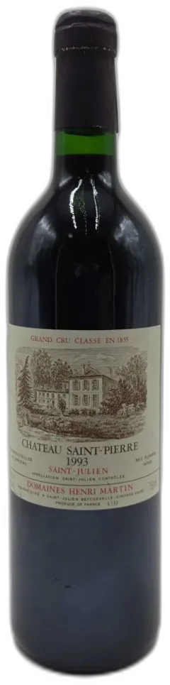 photo du vin Château Saint-Pierre 1993