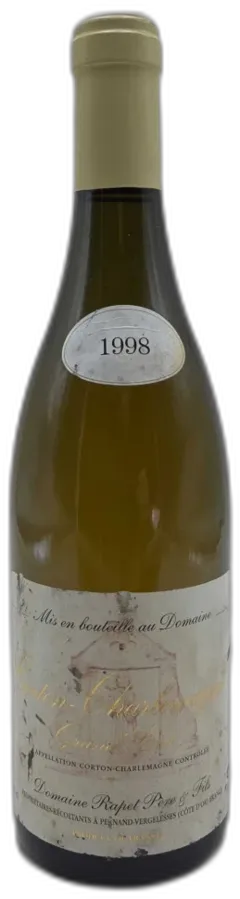 photo du vin Corton Charlemagne Rapet 1998