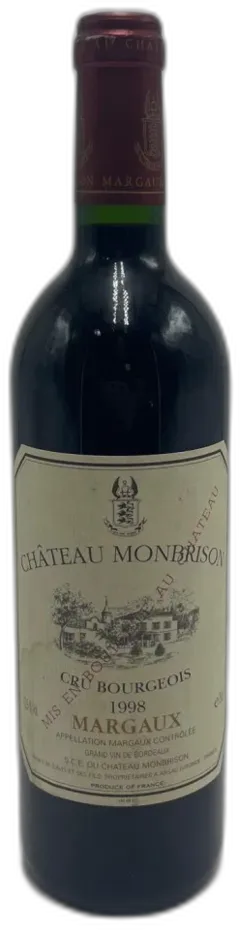 capture du vin Château Monbrison Grand Vin de Bordeaux Aop Margaux