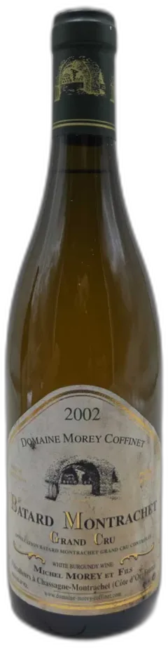 capture du vin Batard Montrachet Domaine Morey Coffinet 2002