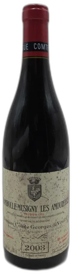 image du vin les Amoureuses Domaine Comte Georges de Vogüe 2003