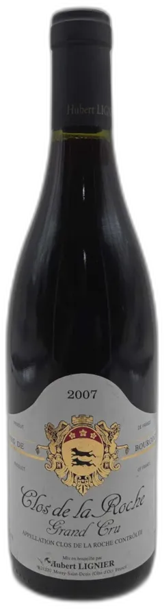 image du vin Clos de la Roche Hubert Lignier 2007
