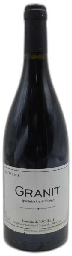 capture du vin Granit Domaine Vaccelli 2011