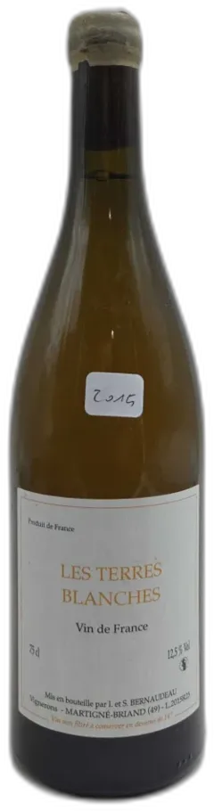 photo du vin les Terres Blanches Stephane Bernaudeau 2015