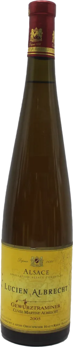 photos du vin Gewurztraminer Cuvée Martine Albrecht Lucien Albrecht 2005