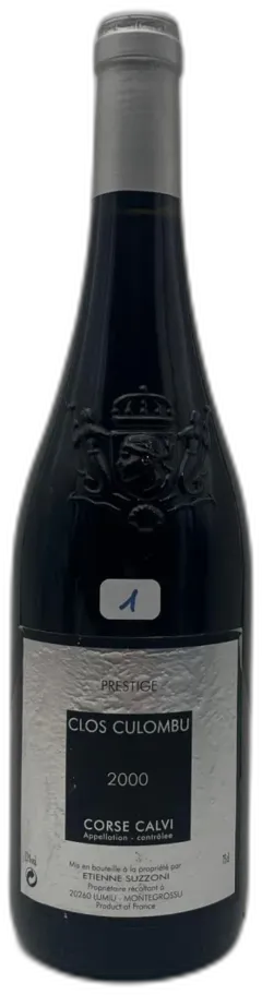 photo du vin Etienne Suzzoni Clos Culombu Corse Calvi Rouge 2000