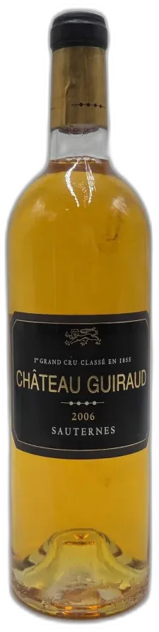 vue du vin Château Guiraud 2006