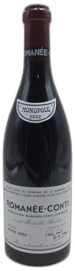 photos du vin Romanée Conti Domaine de la Romanée-Conti 2022