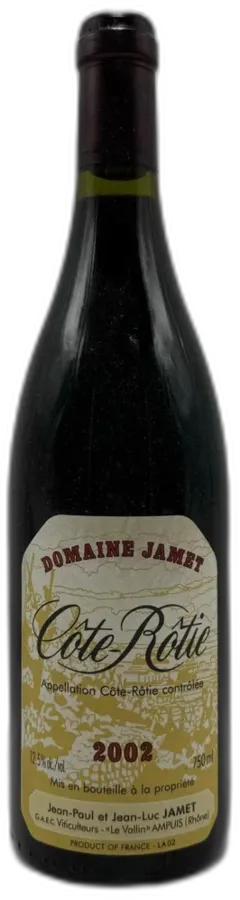 image du vin Domaine Jamet Côte Rotie 2002