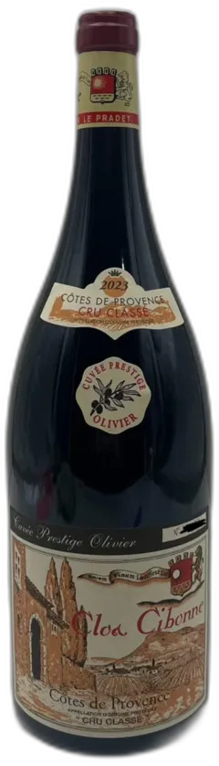 photos du vin Clos Cibonne Côtes de Provence Cuvée Prestige Olivier 2023