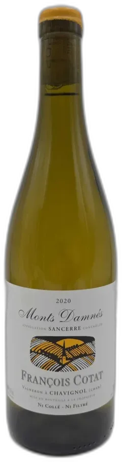 vue du vin François Cotat Sancerre les Monts Damnés 2020