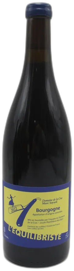 vue du vin Marc Soyard Domaine de la Cras Bourgogne l’Equilibriste Rouge 2022