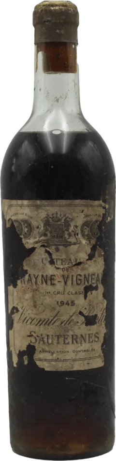 vue du vin Château Rayne Vigneau ea 1945