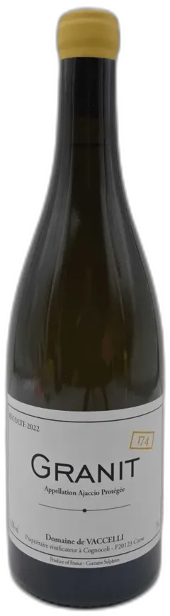 photos du vin Granit 174 Blanc Domaine Vaccelli 2022