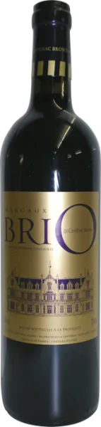 vue du vin Brio de Cantenac Brown