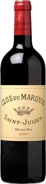 vue du vin Clos du Marquis 2020 Rouge