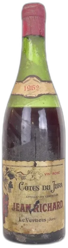 photo du vin 1962 Côtes du Jura Jean Richard le Vernois Rosé Jura
