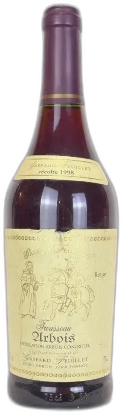 image du vin 1998 Arbois Gaspard Feuillet Trousseau Rouge Jura