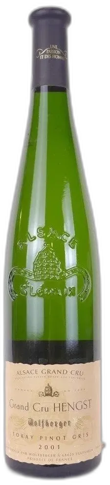 image du vin 2001 Pinot Gris Wolfberger Grand Cru Hengst Blanc Alsace