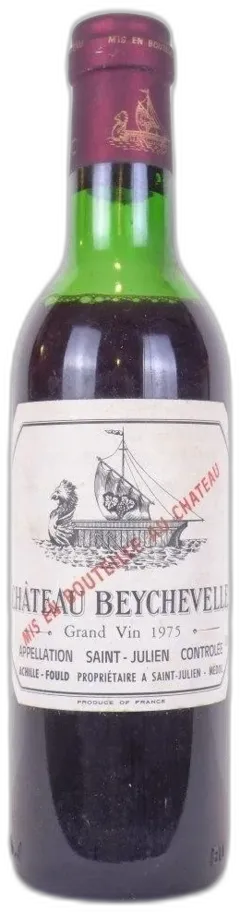 illustration du vin 1975 Saint-Julien Château Beychevelle Grand Cru Classé Rouge Bordeaux