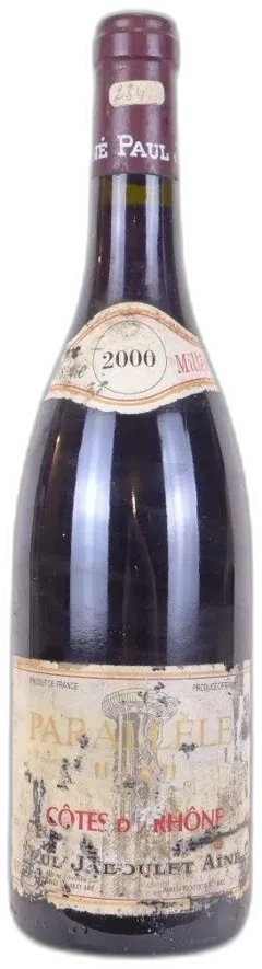 photo du vin 2000 Côtes du Rhône Paul Jaboulet Ainé Parallèle 45 Rouge Rhône