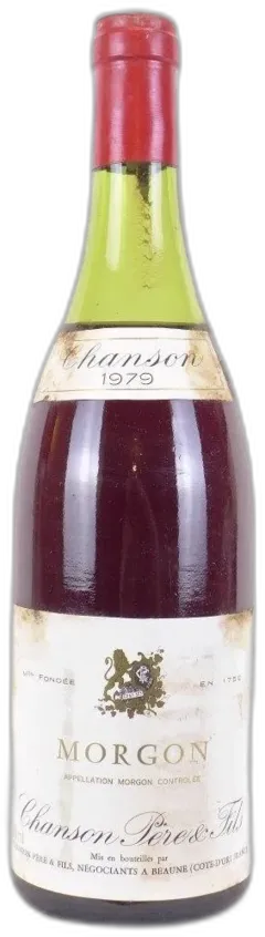photo du vin 1979 Morgon Chanson Père et Fils Rouge Beaujolais