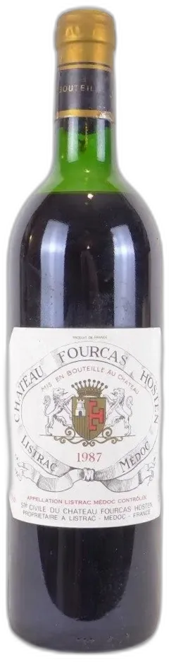 photo du vin 1987 Listrac Château Fourcas Hosten Rouge Bordeaux