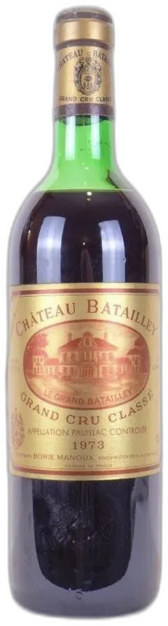 photo du vin 1973 Pauillac Château Batailley Grand Cru Classé Rouge Bordeaux