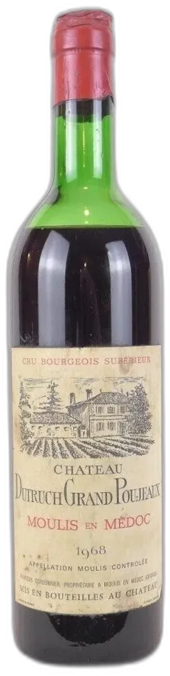photo du vin 1968 Moulis Château Dutruch Grand Poujeaux Cru Bourgeois Supérieur Rouge Bordeaux