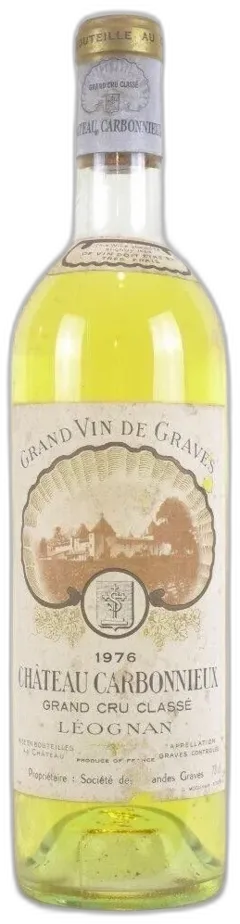 photo du vin 1976 Pessac-Léognan Château Carbonnieux Grand Cru Classé Blanc Bordeaux