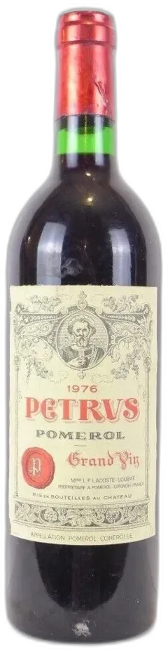 photo du vin 1976 Pomerol Petrus Rouge Bordeaux
