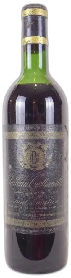photo du vin 1959 Saint-Émilion Château Trottevieille Grand Cru Classé Rouge Bordeaux