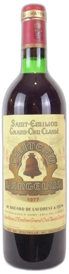 vue du vin 1977 Saint-Émilion Château l’Angélus Grand Cru Classé Bouchon Bas) Rouge Bordeaux