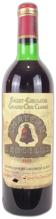 vue du vin 1977 Saint-Émilion Château l’Angélus Grand Cru Classé Bouchon Bas) Rouge Bordeaux