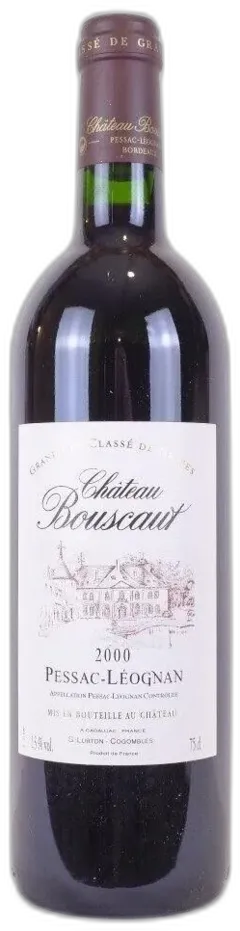 photo du vin 2000 Pessac-Léognan Château Bouscaut Grand Cru Classé Lot de Rouge Bordeaux
