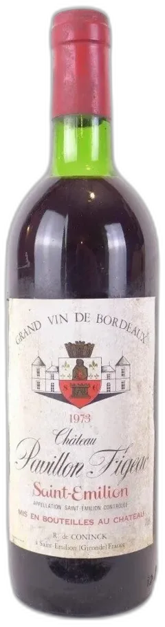 photo du vin 1973 Saint-Émilion Château Pavillon Figeac Rouge Bordeaux