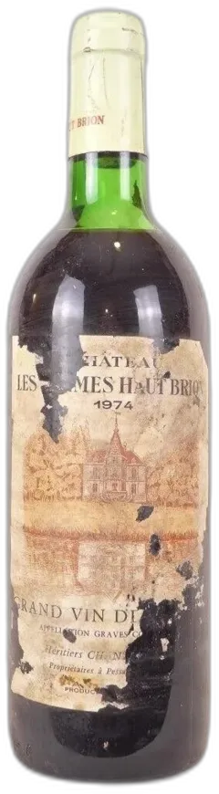 photo du vin 1974 Graves Château les Carmes Haut-Brion Étiquette Abîmée) Rouge Bordeaux