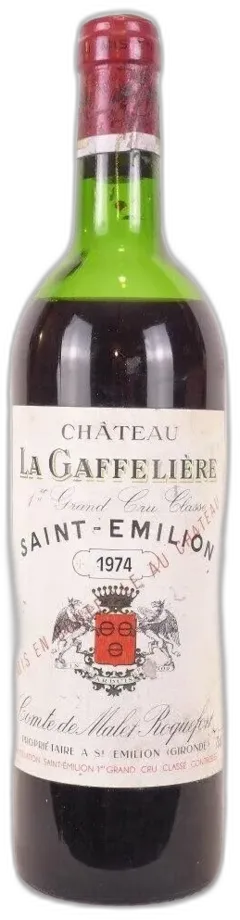 image du vin 1974 Saint-Émilion Château la Gaffelière Grand Cru Classé Rouge Bordeaux