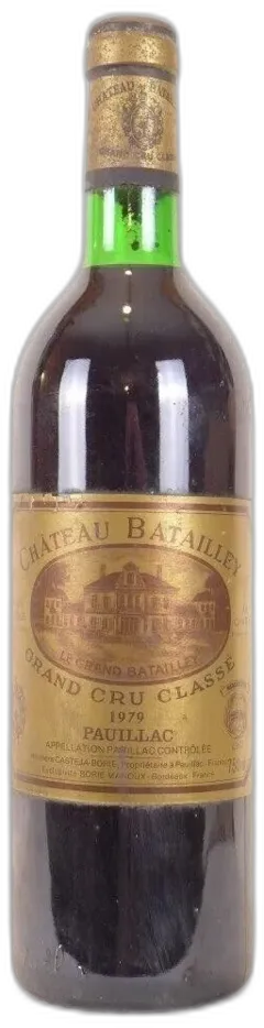 photo du vin 1979 Pauillac Château Batailley Grand Cru Classé Rouge Bordeaux