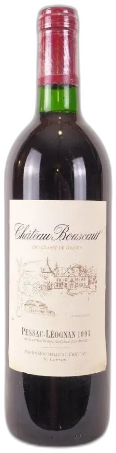 photo du vin 1993 Pessac-Léognan Château Bouscaut Grand Cru Classé Rouge Bordeaux