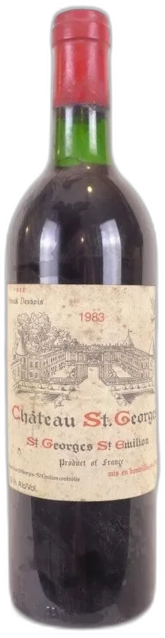 image du vin 1983 Saint-Georges Saint-Émilion Château Saint-Georges Sce Petrus Desbois Capsule Traces Corrosion) Rouge Bordeaux