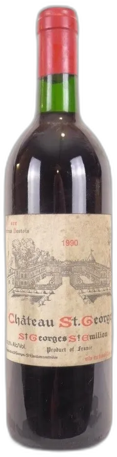 illustration du vin 1990 Saint-Georges Saint-Émilion Château Saint-Georges Sce Petrus Desbois) Rouge Bordeaux