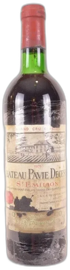 photo du vin 1975 Saint-Émilion Château Pavie Decesse Grand Cru Classé b2 Rouge Bordeaux