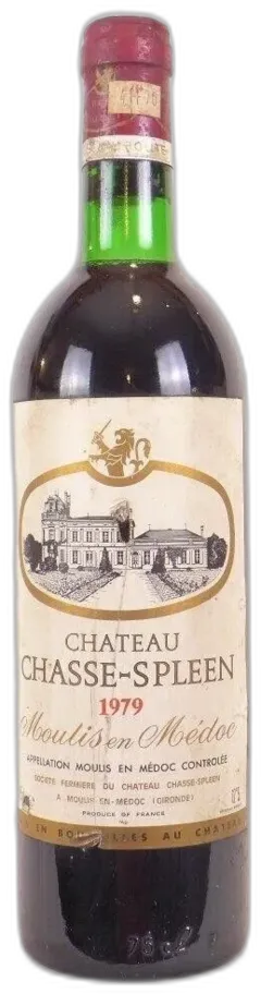 illustration du vin 1979 Moulis Château Chasse-Spleen Rouge Bordeaux