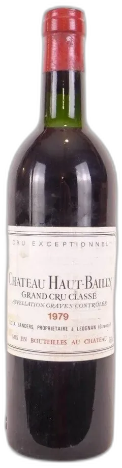 photo du vin 1979 Pessac-Léognan Château Haut-Bailly Grand Cru Classé Rouge Bordeaux