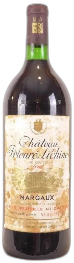 photo du vin 1975 Pessac-Léognan Château Prieuré-Lichine Grand Cru Classé Magnum Rouge Bordeaux